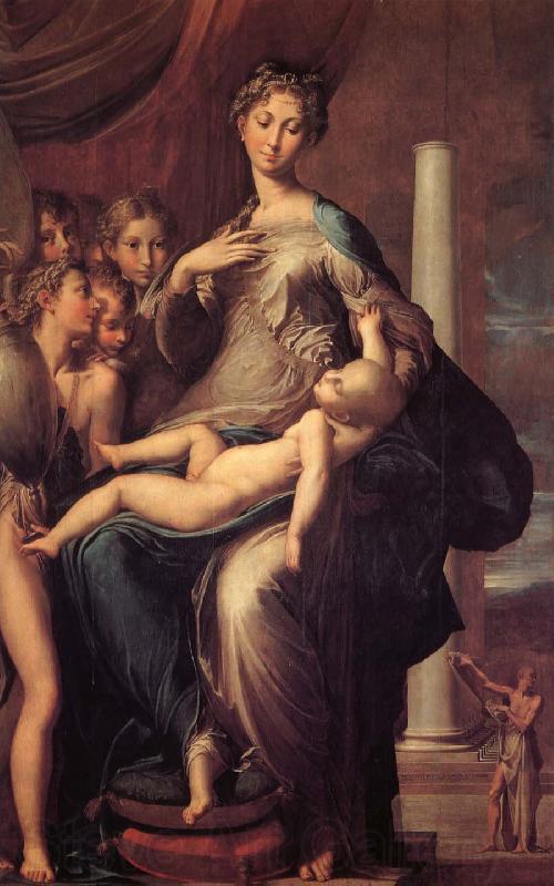 Girolamo Parmigianino Madonna and its long neck Spain oil painting art